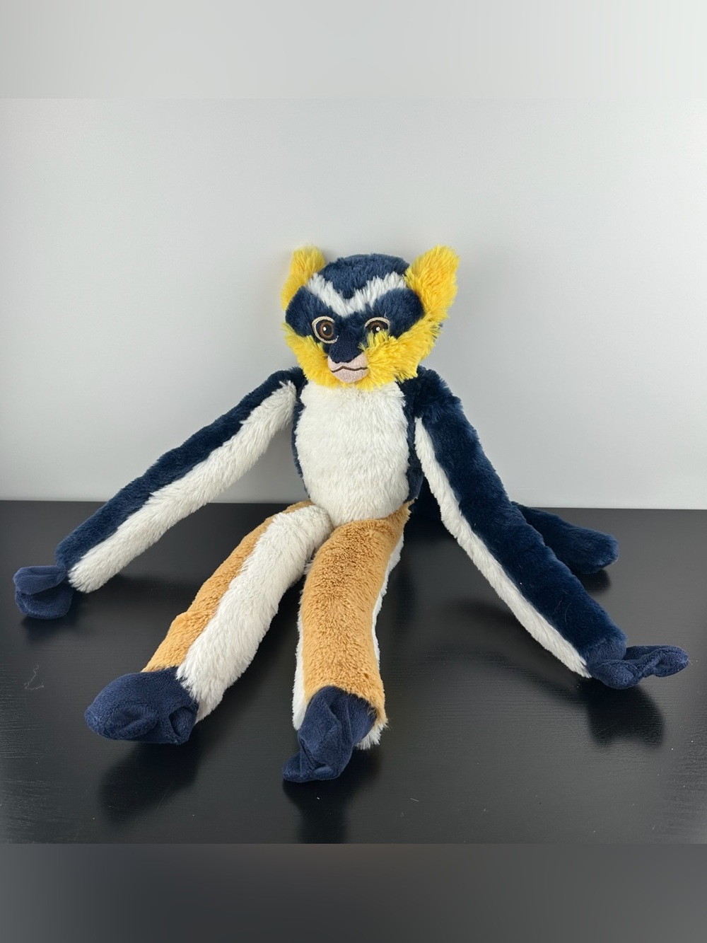 Wild Republic K&M Rare Mona Hanging Wolf Monkey 20” Plush Hands Attach Detach